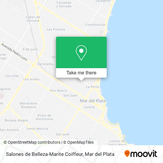 Salones de Belleza-Marite Coiffeur map