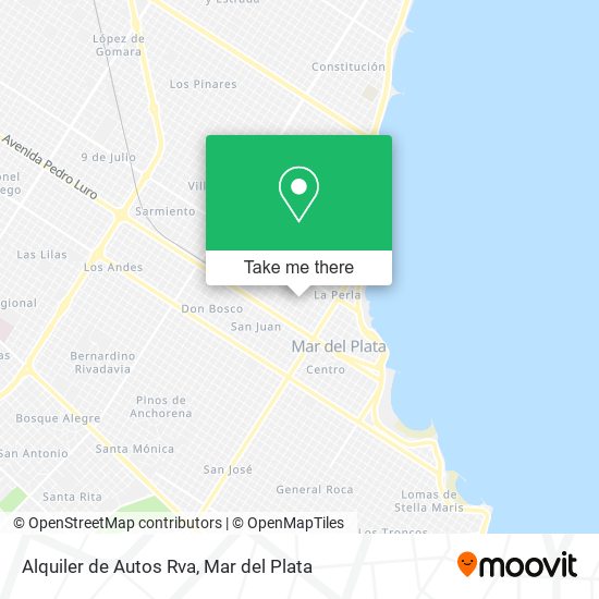 Alquiler de Autos Rva map