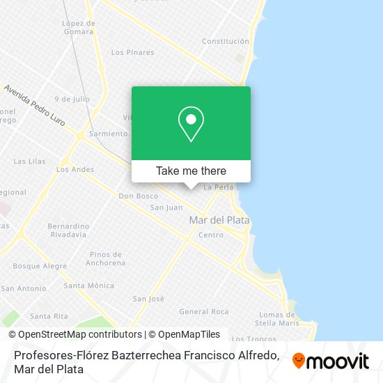 Profesores-Flórez Bazterrechea Francisco Alfredo map