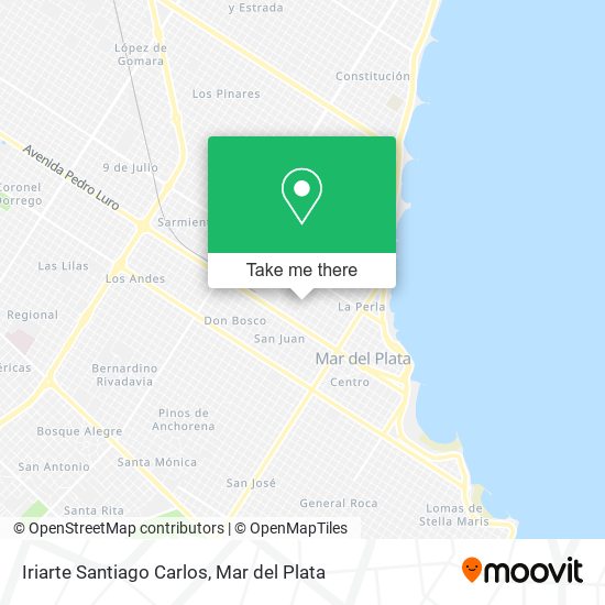 Iriarte Santiago Carlos map