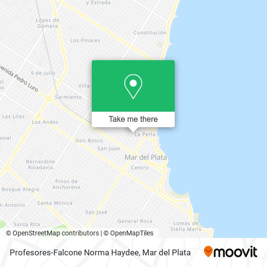 Profesores-Falcone Norma Haydee map