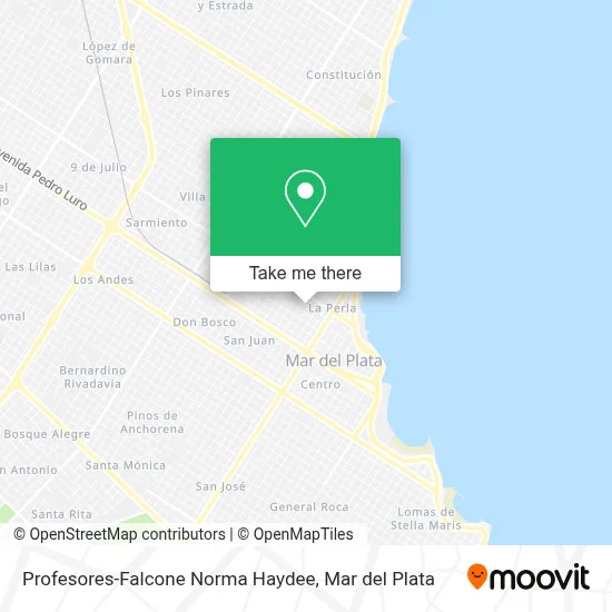 Profesores-Falcone Norma Haydee map
