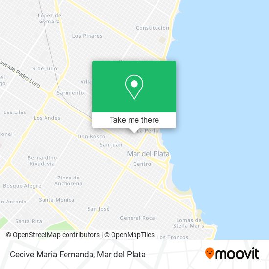 Cecive Maria Fernanda map