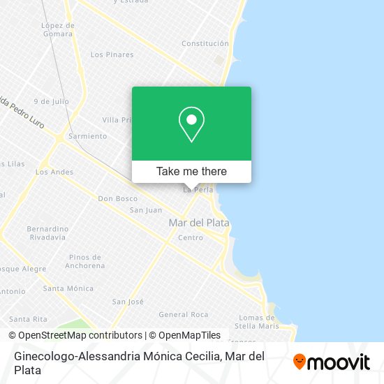 Mapa de Ginecologo-Alessandria Mónica Cecilia