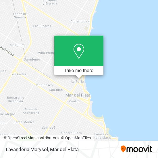 Mapa de Lavandería Marysol