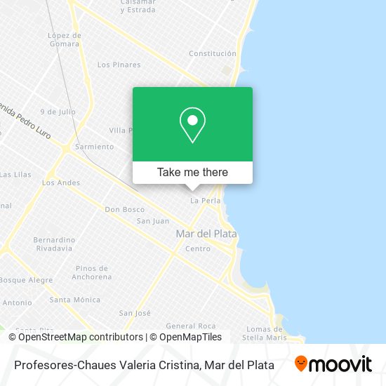 Profesores-Chaues Valeria Cristina map