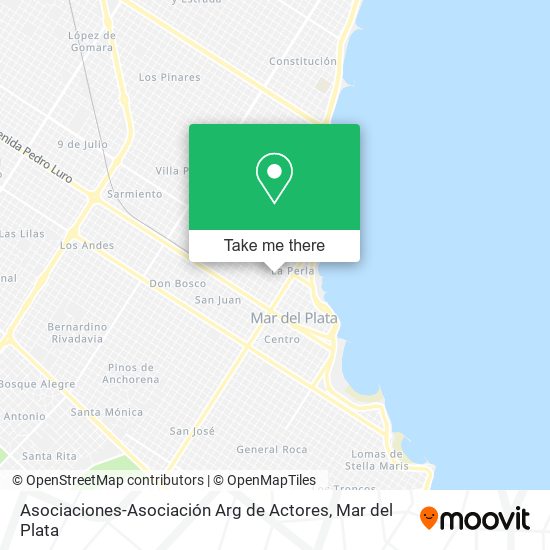 Asociaciones-Asociación Arg de Actores map