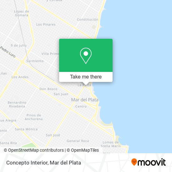 Concepto Interior map