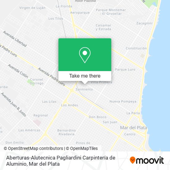 Mapa de Aberturas-Alutecnica Pagliardini Carpintería de Aluminio