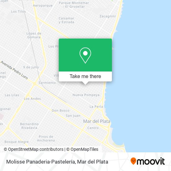 Mapa de Molisse Panaderia-Pastelería