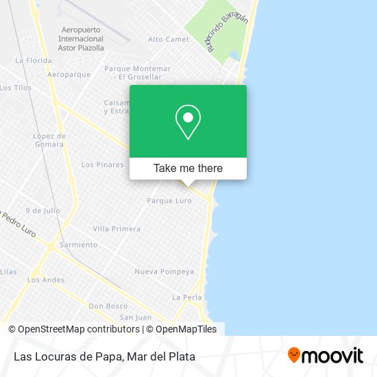Las Locuras de Papa map