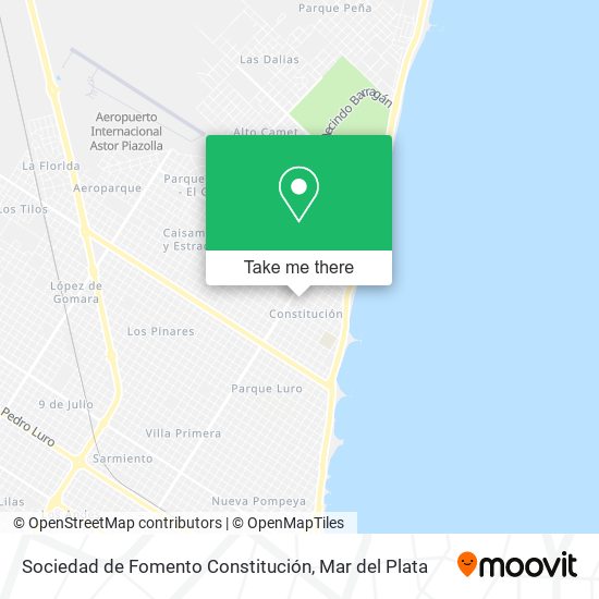 Mapa de Sociedad de Fomento Constitución