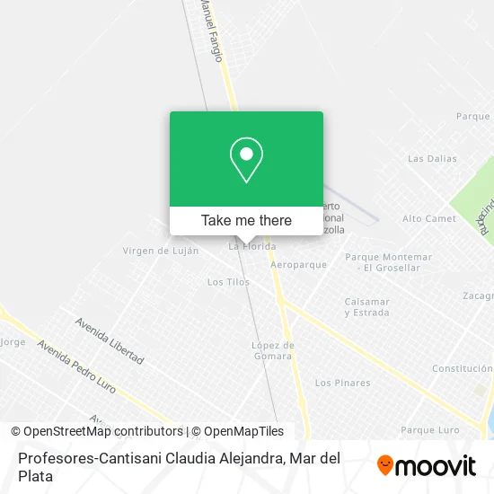 Profesores-Cantisani Claudia Alejandra map