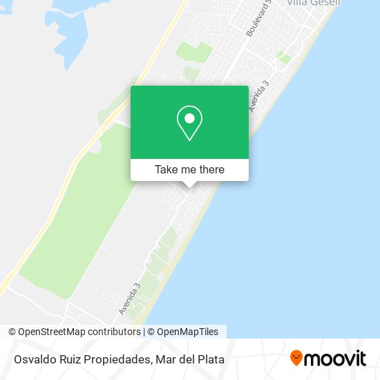 Mapa de Osvaldo Ruiz Propiedades