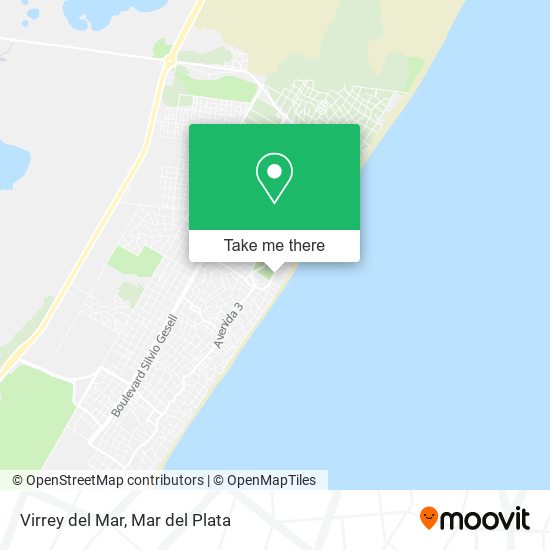 Mapa de Virrey del Mar