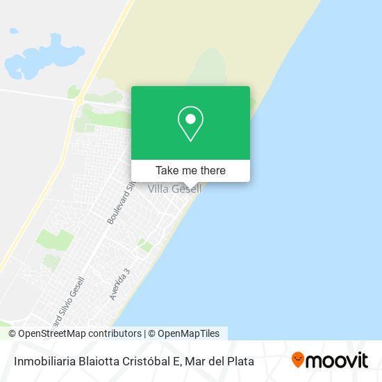 Mapa de Inmobiliaria Blaiotta Cristóbal E