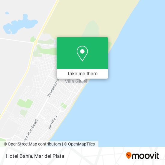 Hotel Bahía map