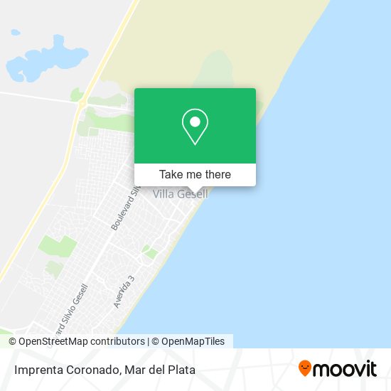 Imprenta Coronado map