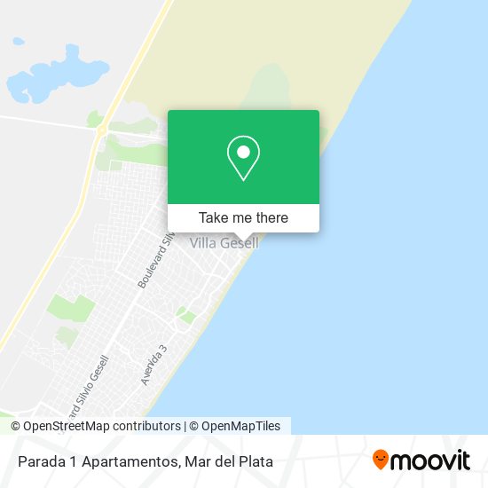 Parada 1 Apartamentos map