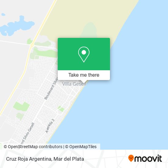Cruz Roja Argentina map