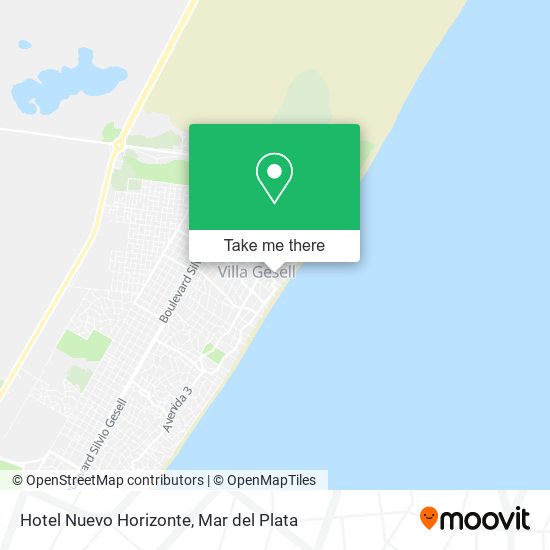 Hotel Nuevo Horizonte map