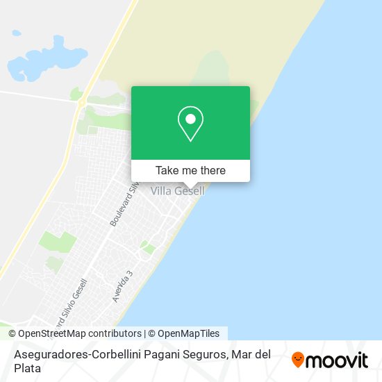 Aseguradores-Corbellini Pagani Seguros map
