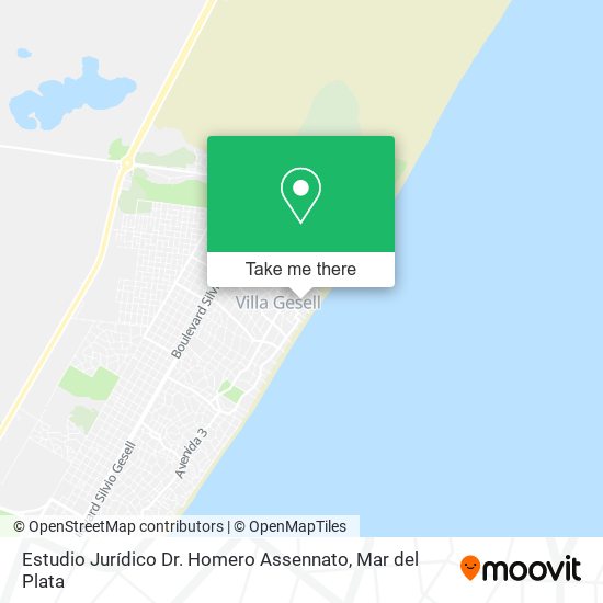 Estudio Jurídico Dr. Homero Assennato map