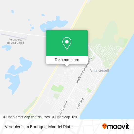 Verdulería La Boutique map