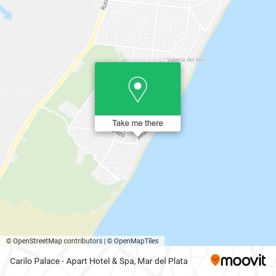 Mapa de Carilo Palace - Apart Hotel & Spa