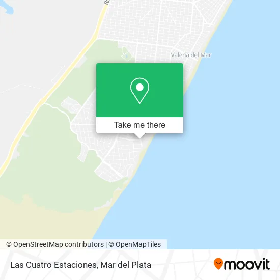 Las Cuatro Estaciones map