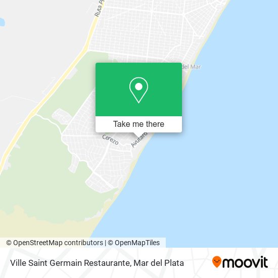 Ville Saint Germain Restaurante map