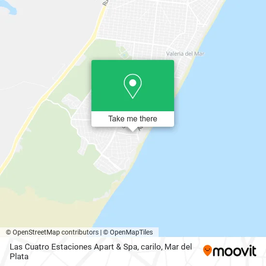 Las Cuatro Estaciones Apart & Spa, carilo map