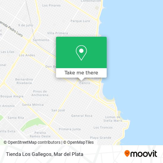 Mapa de Tienda Los Gallegos