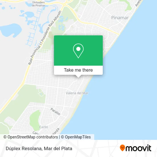 Dúplex Resolana map