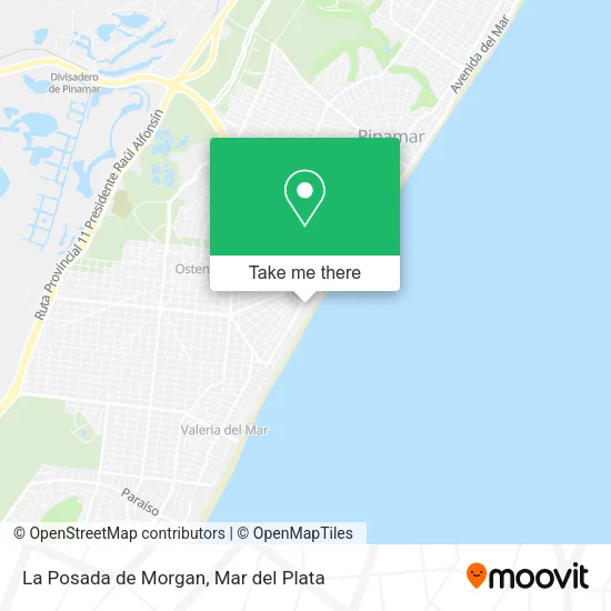 La Posada de Morgan map