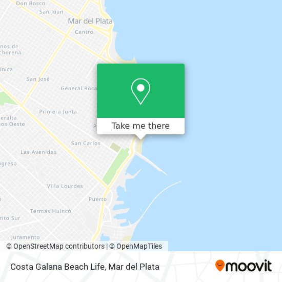 Costa Galana Beach Life map