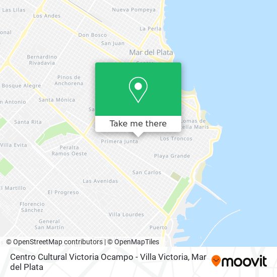 Centro Cultural Victoria Ocampo - Villa Victoria map