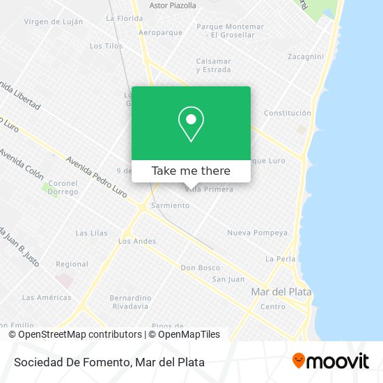 Sociedad De Fomento map