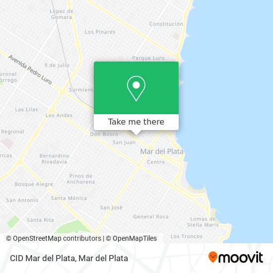 CID Mar del Plata map