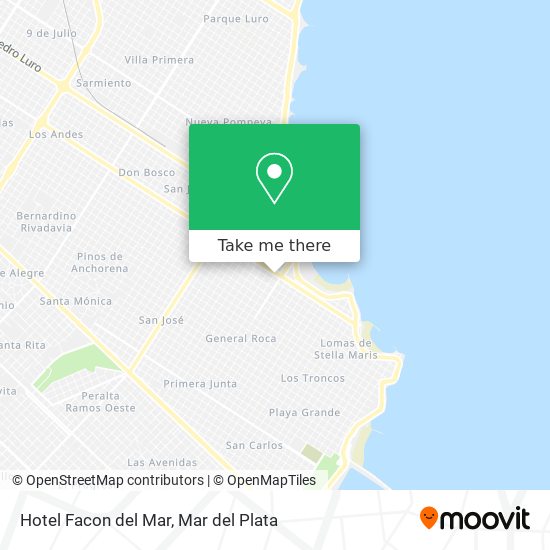 Hotel Facon del Mar map