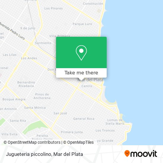 Mapa de Jugueteria piccolino