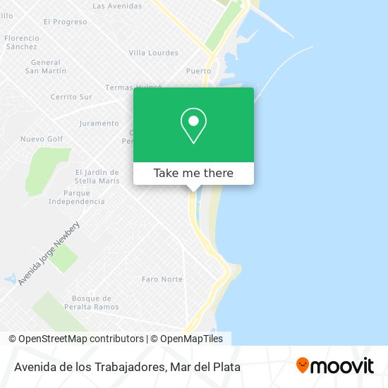 Mapa de Avenida de los Trabajadores