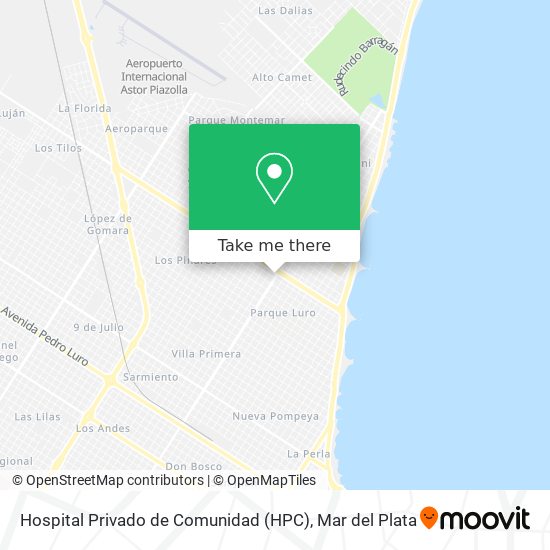 Mapa de Hospital Privado de Comunidad (HPC)