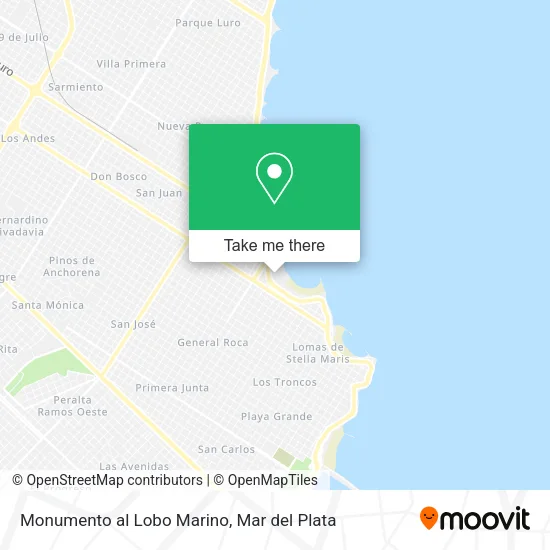 Monumento al Lobo Marino map