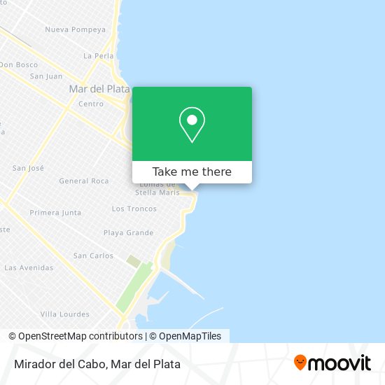 Mirador del Cabo map