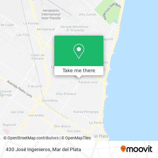 430 José Ingenieros map