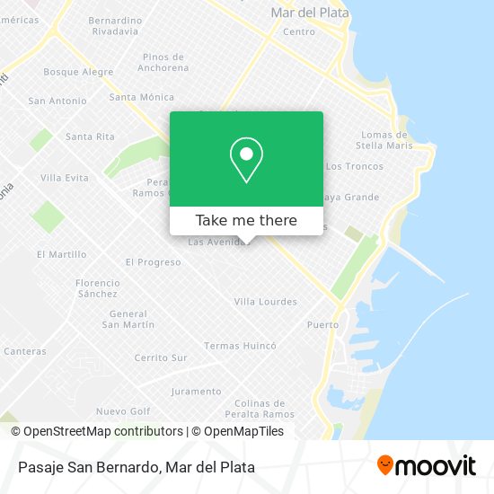 Pasaje San Bernardo map