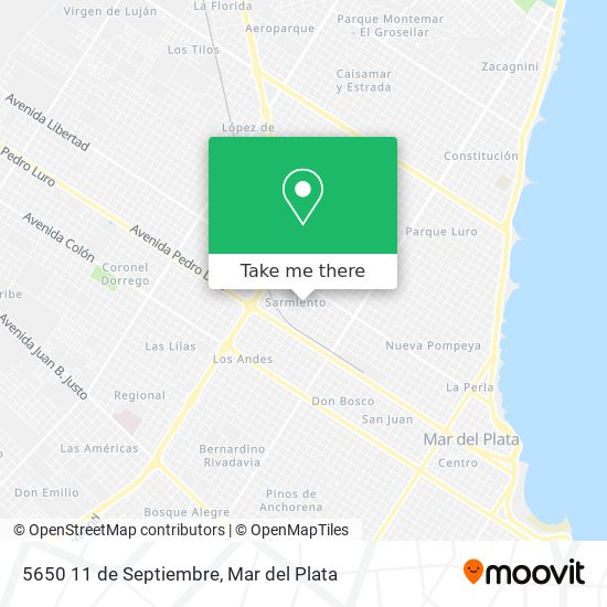 5650 11 de Septiembre map