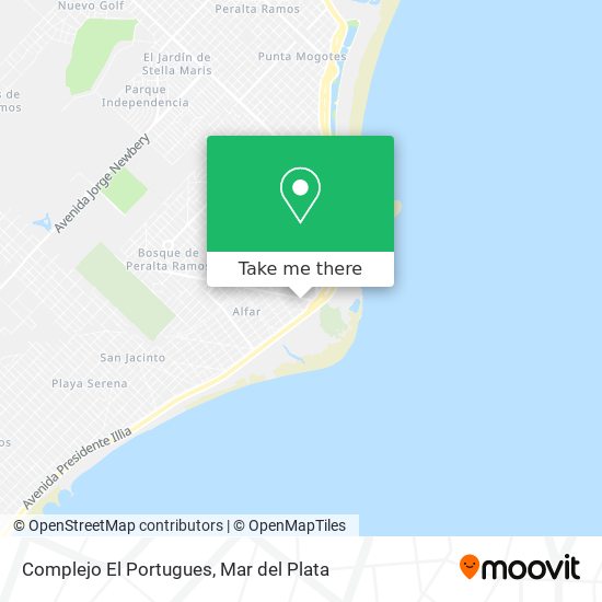 Mapa de Complejo El Portugues