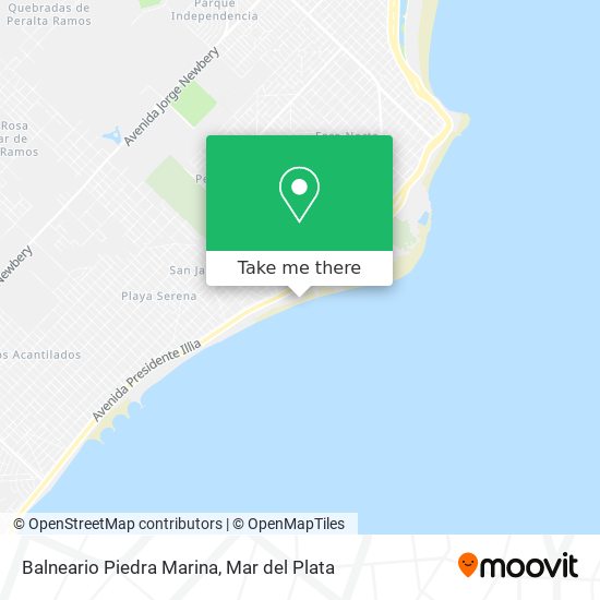 Balneario Piedra Marina map